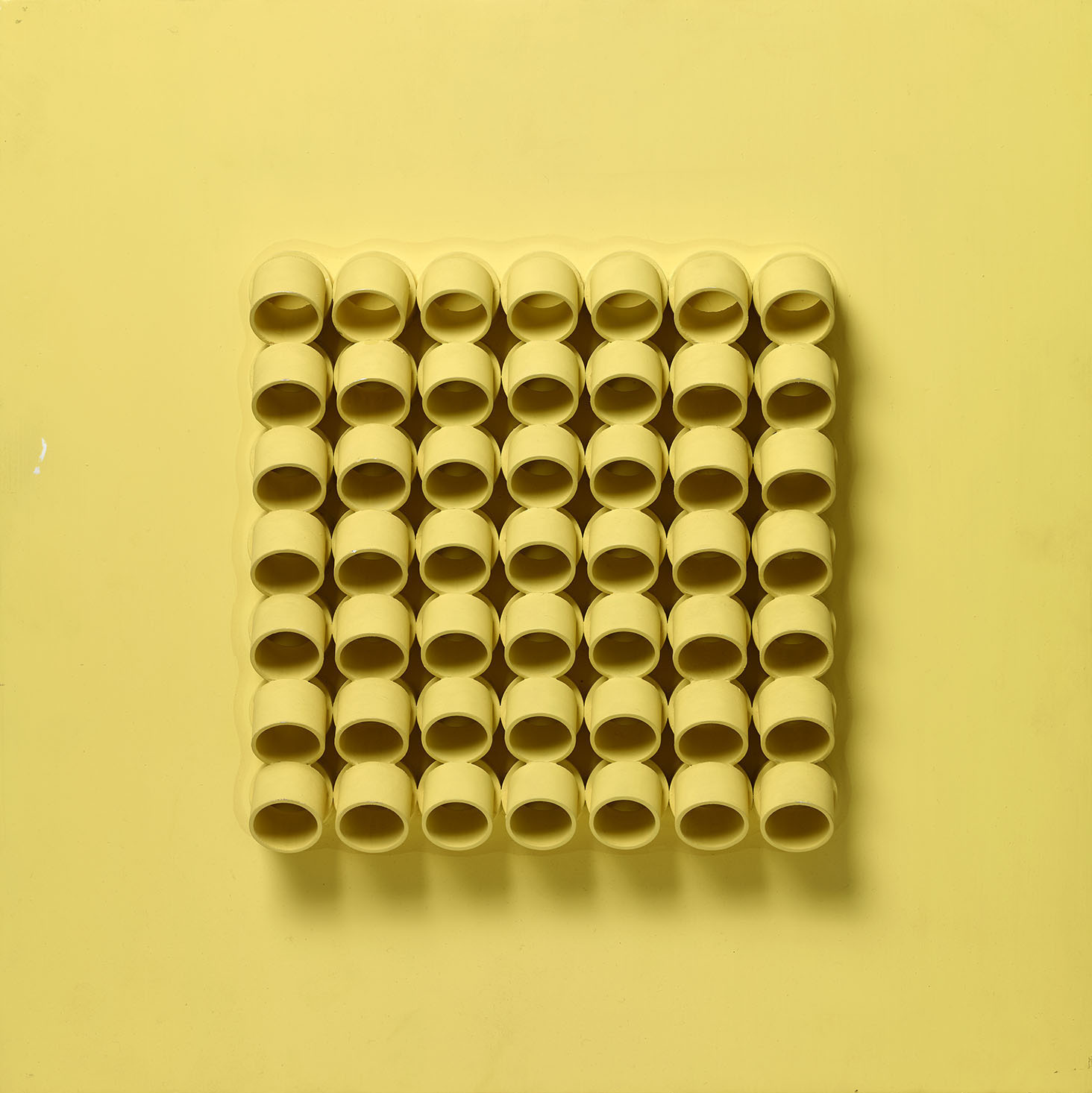 Geometrial composition, 1972, mixed media, cm 40 x 40