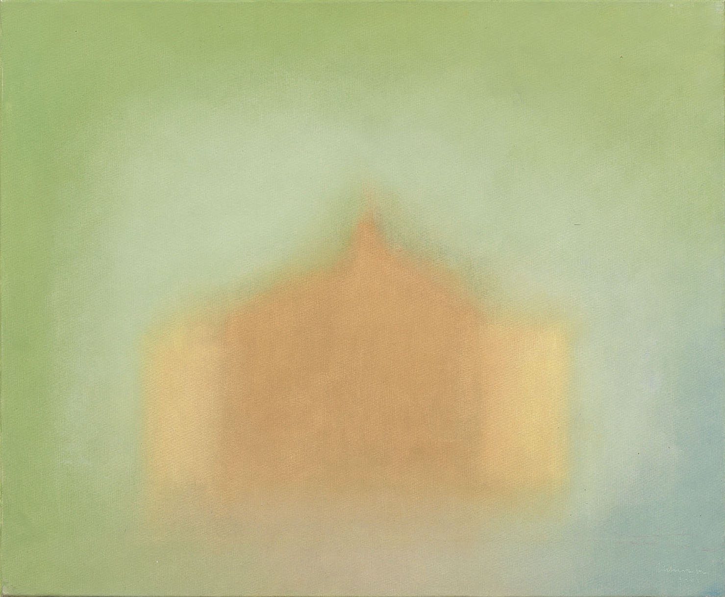 Atmosphere, 2004, oil on canvas, cm 50 x 61