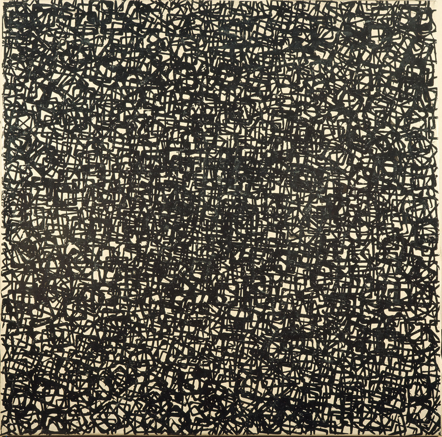 cinética, 1974, óleo sobre tela, cm 110 x 110