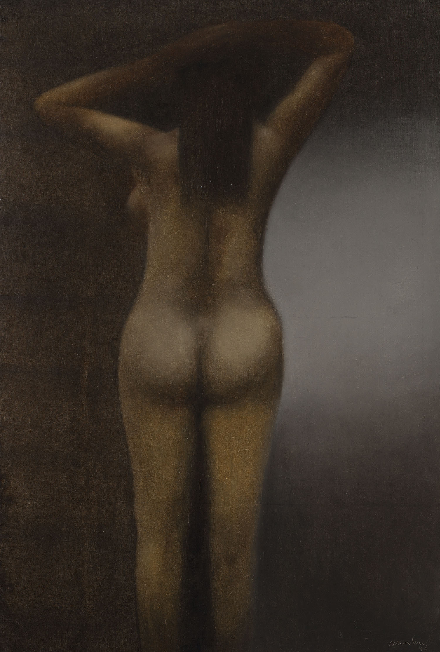 Sombras, 1996, óleo sobre tela